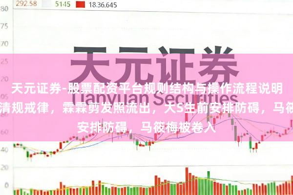 天元证券-股票配资平台规则结构与操作流程说明 张兰不再清规戒律，霖霖剪发照流出，大S生前安排防碍，马筱梅被卷入