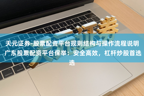 天元证券-股票配资平台规则结构与操作流程说明 广东股票配资平台保举：安全高效，杠杆炒股首选