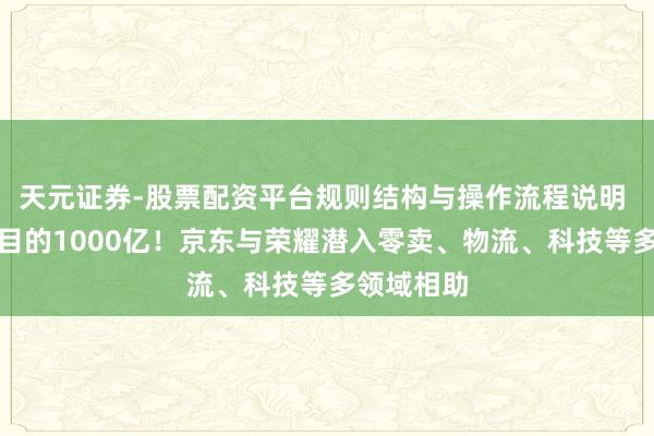 天元证券-股票配资平台规则结构与操作流程说明 三年销售目的1000亿!京东与荣耀潜入零卖、物流、科技等多领域相助