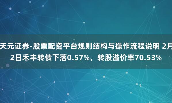 天元证券-股票配资平台规则结构与操作流程说明 2月2日禾丰转债下落0.57%，转股溢价率70.53%