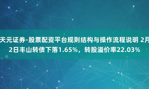 天元证券-股票配资平台规则结构与操作流程说明 2月2日丰山转债下落1.65%,转股溢价率22.03%