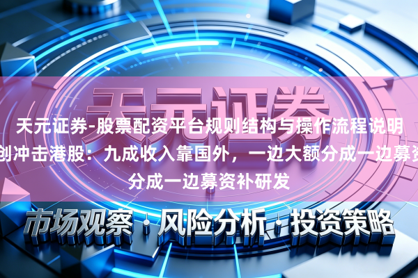 天元证券-股票配资平台规则结构与操作流程说明 睿云联创冲击港股：九成收入靠国外，一边大额分成一边募资补研发